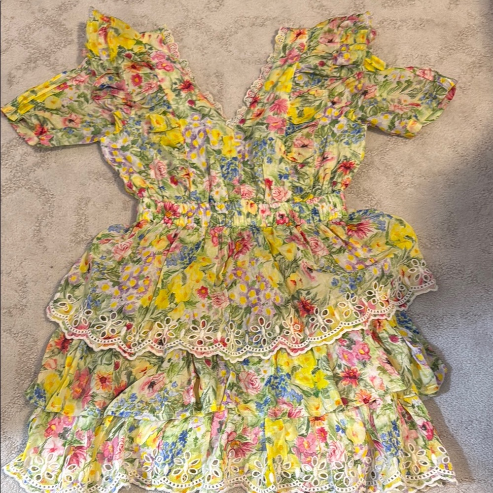 Floral Ruffle Dress